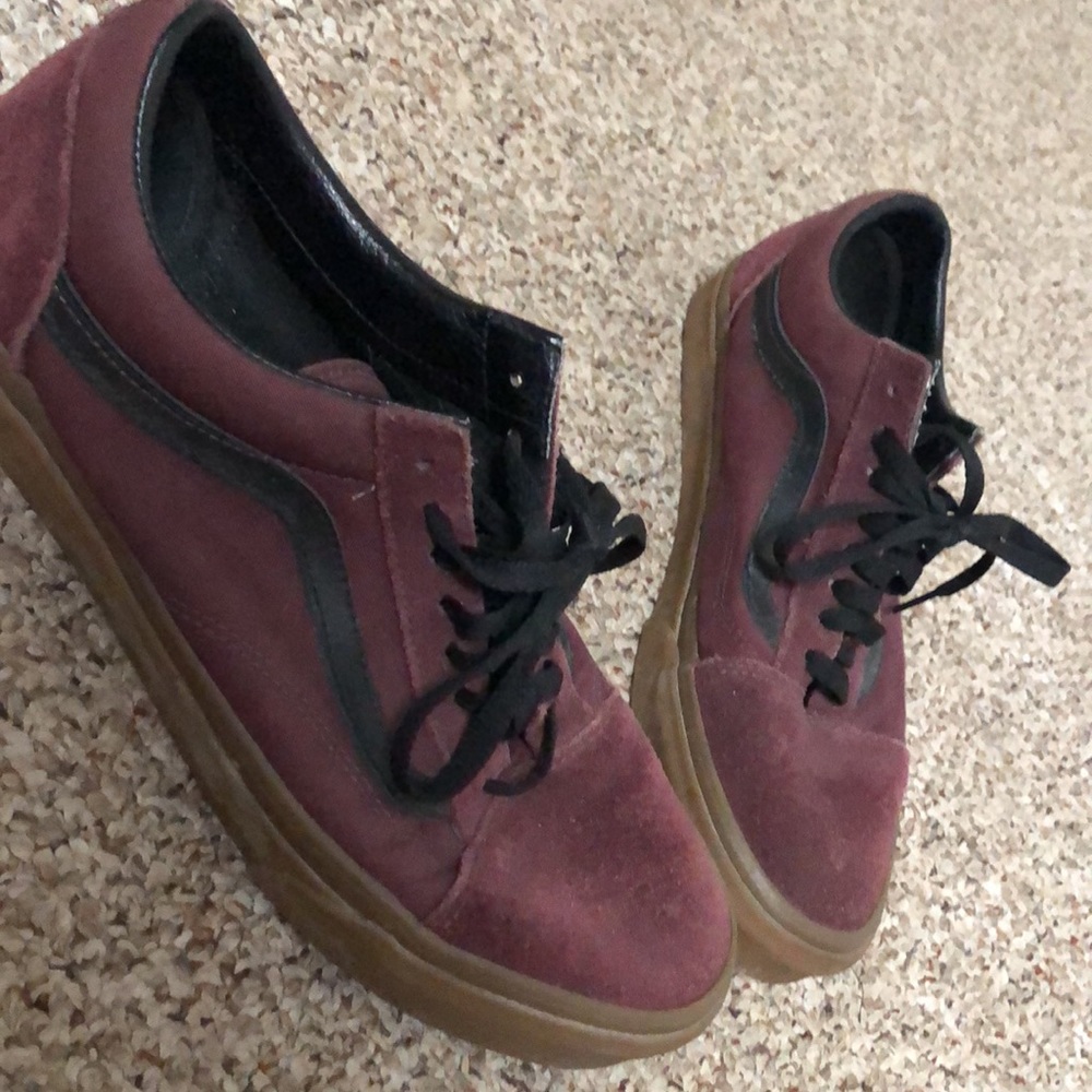 Maroon Vans